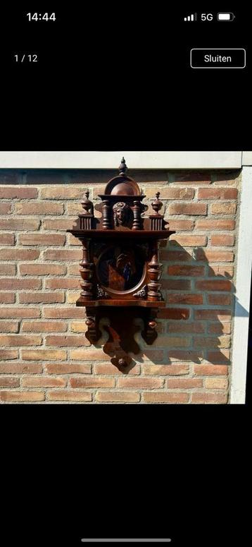 Prachtige vrijslinger regulateur klokkkast beschikbaar voor biedingen