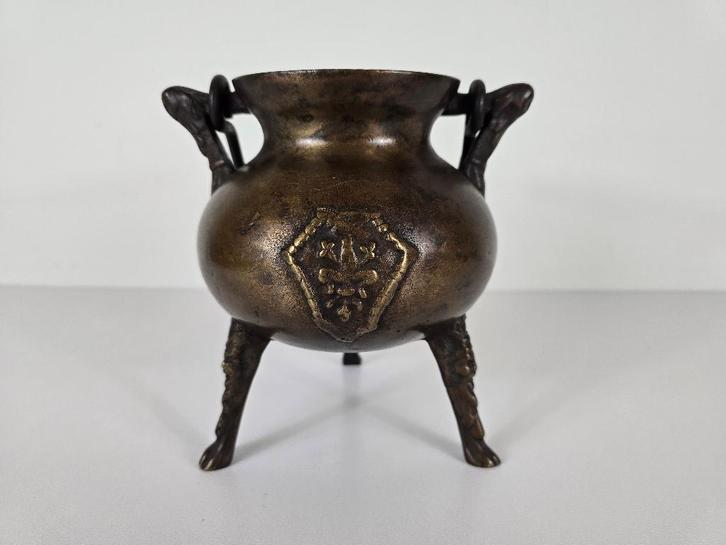 Grape met wapenschild, brons, Duitsland, midden 19e eeuw, Antiek en Kunst, Antiek | Koper en Brons, Brons, Ophalen of Verzenden