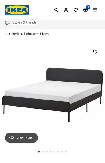 Ikea Bedframe 160x200 - Ophalen voor 31 Dec - afbeelding 2