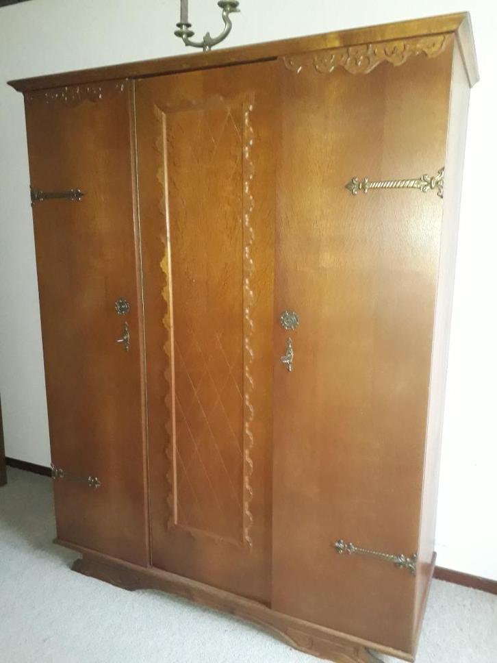 Oude kledingkast, Huis en Inrichting, Kasten | Kledingkasten, Gebruikt, 150 tot 200 cm, 100 tot 150 cm, 50 tot 75 cm, Ophalen