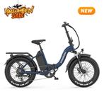 Touroll S2 E-bike/Fatbike vouwfiets. Kleur zwart/ d. blauw., Fietsen en Brommers, Ophalen, Versnellingen, Zo goed als nieuw, 18 tot 20 inch