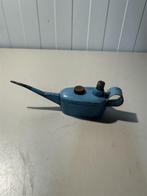 Vintage Blauwe Oliekan Miniatuur Decoratief, Antiek en Kunst, Antiek | Gereedschap en Instrumenten, Ophalen of Verzenden