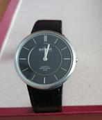 horloge, Sieraden, Tassen en Uiterlijk, Horloges | Heren, Overige merken, Leer, Staal, Ophalen of Verzenden