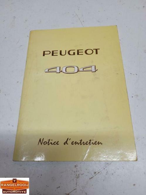 Origineel Franstalig instructieboekje voor Peugeot 404 1970, Auto-onderdelen, Overige Auto-onderdelen, Peugeot, Gebruikt, Ophalen of Verzenden