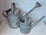 Vintage zinken gieters, Ophalen of Verzenden, Gebruikt, Overige materialen
