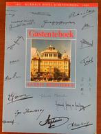 Gastenboek. Guests registered / 1885 Kurhaus hotel Schevenin, Gelezen, 20e eeuw of later, Verzenden
