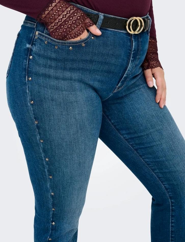 Blue jeans Carsui studs van Only Carmakoma Maat 52, Kleding | Dames, Grote Maten, Nieuw, Broek of Spijkerbroek, Blauw, Ophalen of Verzenden