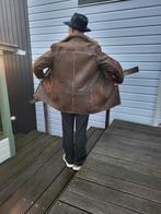 Mooie Lammy herenjas donkerbruin, Ophalen, Zo goed als nieuw, Maat 48/50 (M), Bruin