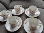 5 kop en schotels afb rozen  Rosenthal, Ophalen of Verzenden, Zo goed als nieuw, Kop en/of schotel