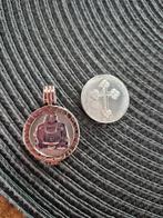 Mi moneda  hanger  roze  goud  met 2 munten  zilver  small, Sieraden, Tassen en Uiterlijk, Kettinghangers, Overige voorstellingen