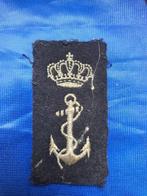 Marine Embleem Officier Zeedienst, Ophalen of Verzenden, Marine, Nederland, Embleem of Badge