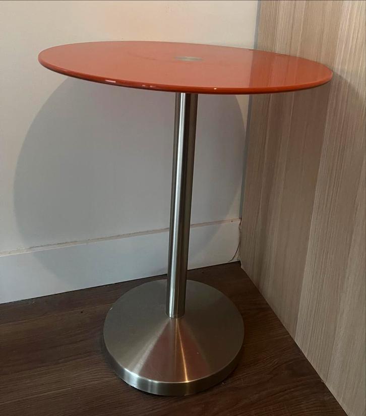 Rond bijzettafeltje - Stijlvol & Praktisch, Huis en Inrichting, Tafels | Bijzettafels, Zo goed als nieuw, Rond, 45 tot 60 cm, Minder dan 55 cm