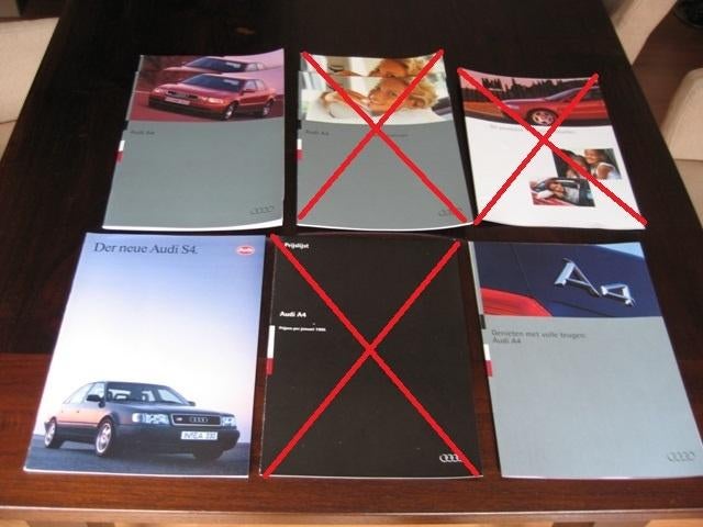 Audi A4 Folders, Ophalen of Verzenden, Zo goed als nieuw, Audi, Audi