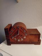 Art Deco Tafelklok amsterdamse echool, Ophalen of Verzenden