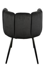 Eetkamerstoel ‘High Five’ | Velvet Zwart, Huis en Inrichting, Stoelen, Verzenden, Japandi, Hotel Chique, Modern, Zwart, Metaal