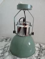 Plafondlamp / wandlamp industrie Groen, Ophalen of Verzenden, Zo goed als nieuw, Metaal, Minder dan 50 cm