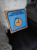 Verzeker hier uw fiets, Ophalen of Verzenden, Gebruikt
