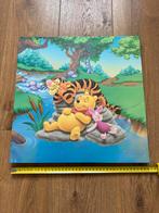 Winnie de pooh schilderijtje 40x40, Ophalen, Winnie de Poeh of vrienden, Zo goed als nieuw, Beeldje of Figuurtje