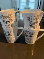 Dutch Rose mokken, Ophalen of Verzenden, Zo goed als nieuw, Overige stijlen, Kop(pen) en/of Schotel(s)