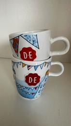 Douwe Egberts kopjes 2, Ophalen of Verzenden, Zo goed als nieuw, Overige stijlen, Kop(pen) en/of Schotel(s)