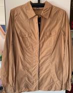 Nieuw cognac bruin kleur blouse 40 L met blauw accenten, Kleding | Dames, Blouses en Tunieken, Ophalen of Verzenden, Nieuw, Maat 38/40 (M)