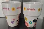 2 Minnie Mouse Mokken/melkbekers - Disney Servies, Gebruikt, Keramiek, Ophalen of Verzenden, Overige stijlen