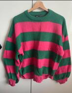 Mooie trui groen/ roze gestreept Maat L, Kleding | Dames, Truien en Vesten, Maat 38/40 (M), Ophalen of Verzenden, Zo goed als nieuw