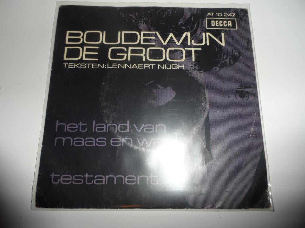Boudewijn de Groot - Het land van Maas en Waal, Cd's en Dvd's, Vinyl Singles, Gebruikt, 7 inch, Single, Ophalen of Verzenden
