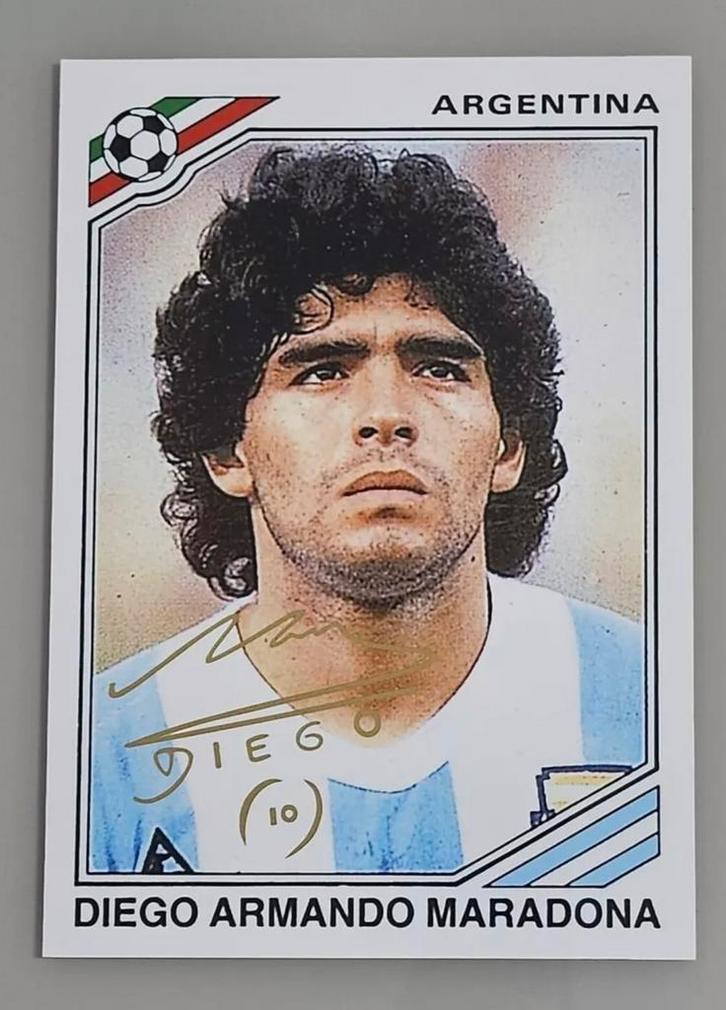 Panini Mexico 86 Maradona #78/100+90 verzegelde CupAmerica21, Verzamelen, Stickers, Nieuw, Sport, Verzenden