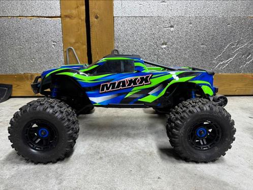 Traxxas Maxx V2, Hobby en Vrije tijd, Modelbouw | Radiografisch | Auto's, Gebruikt, Auto offroad, Elektro, Schaal 1:10, Ophalen of Verzenden