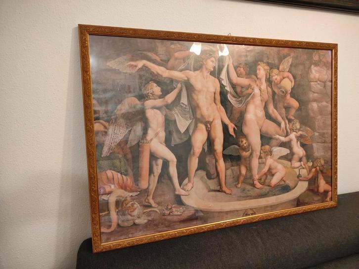 Mooi nakte schilderij, Huis en Inrichting, Woonaccessoires | Schilderijen, Tekeningen en Foto's, Zo goed als nieuw, Schilderij