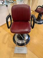 Kappersstoel bordeauxrood nr2, Ophalen, Gebruikt