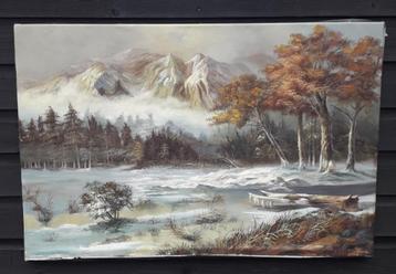 prachtig winterlandschap beschikbaar voor biedingen