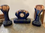 Art Deco Klokkenstel met Vazen, Antiek en Kunst, Ophalen of Verzenden
