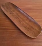 te koop: langwerpige houten schaal, retro vintage jaren 70, Verzamelen, Retro, Ophalen of Verzenden, Huis en Inrichting