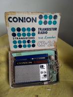 3354) antieke conion transistor  radio  Cr2a, Antiek en Kunst, Antiek | Tv's en Audio, Ophalen of Verzenden