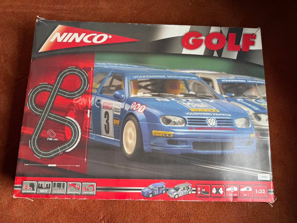 Ninco racebaan golf, Auto, Groter dan 1:32, Zo goed als nieuw, Ophalen