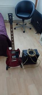 Vintage VS6 Cherry Red SG + versterker & snoer, Ophalen, Zo goed als nieuw, Overige merken