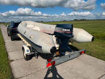 Rubberboot met trailer en yamaha 40pk beschikbaar voor biedingen