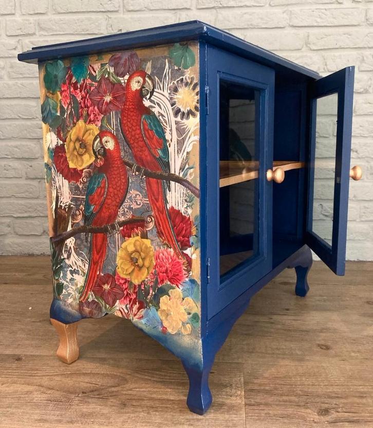 Eyecatcher! Super origineel en duurzaam kastje., Huis en Inrichting, Kasten | Overige, Gebruikt, Ophalen