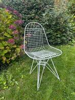 Eetkamerstoel stoel wit draadstoel Eames, Huis en Inrichting, Stoelen, Ophalen, Zo goed als nieuw, Wit, Eén