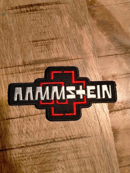 Rammstein rock muziek logo patch embleem kleding band nr. 3, Verzamelen, Muziek, Artiesten en Beroemdheden, Nieuw, Kleding, Verzenden