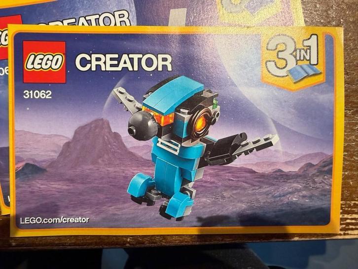 LEGO creator 31062 Robo Explorer, Kinderen en Baby's, Speelgoed | Duplo en Lego, Zo goed als nieuw, Lego, Complete set, Ophalen of Verzenden