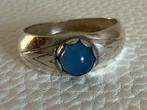 R048/ALTON Zilveren Chalcedoon ring Zweden 17 3/4, Gebruikt, Verzenden, X, Dame