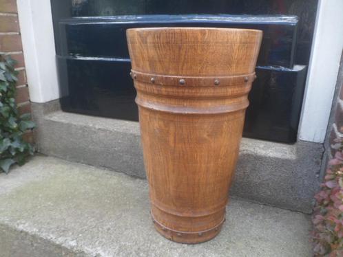 PARAPLUBAK houten parapluhouder eiken eikenhout paraplu pot, Huis en Inrichting, Woonaccessoires | Paraplubakken, Gebruikt, Hout
