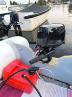 Zo goed als nieuw boot en 4 tact 5 PK motor, Watersport en Boten, Rubberboten, Ophalen, Airdeck, Yam, Zo goed als nieuw