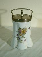 Franse koekjespot met rozen, Antiek en Kunst, Ophalen of Verzenden