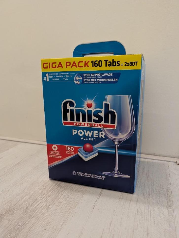 Finish powerball all in vaatwastabletten 160 stuks, Huis en Inrichting, Schoonmaakartikelen, Overige typen, Ophalen