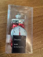 Glazen kerstbal weegschaal -NIEUW ongeveer 10,5cm hoog, Ophalen of Verzenden, Nieuw
