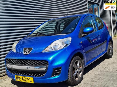 Peugeot 107 1.0-12V XR 10-2011 Blauw Metallic *AIRCO* LMV 12, Auto's, Peugeot, Bedrijf, Te koop, ABS, Airbags, Airconditioning